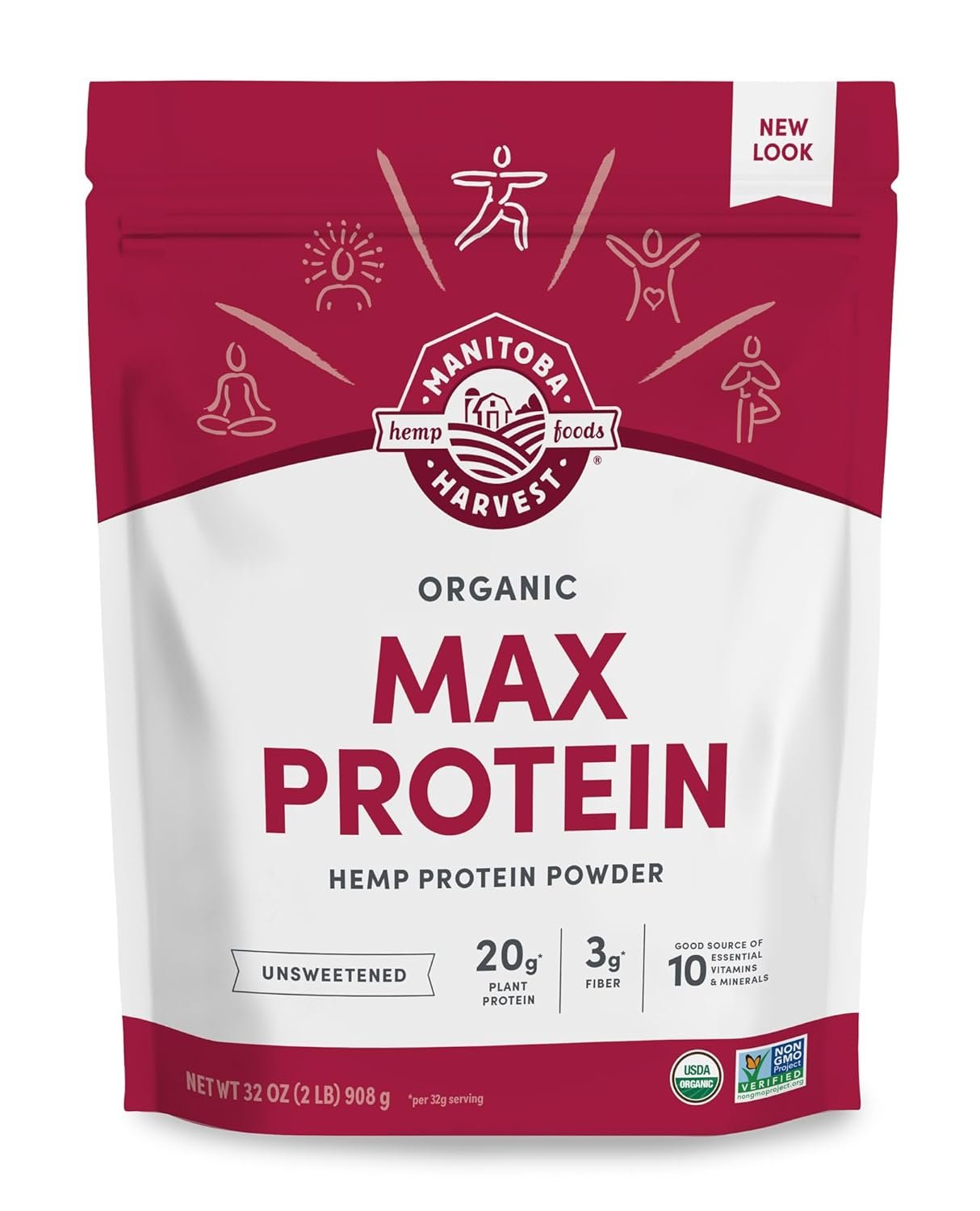 Manitoba Harvest Hemp Yeah! Max Protein - Vegan Protein Powders