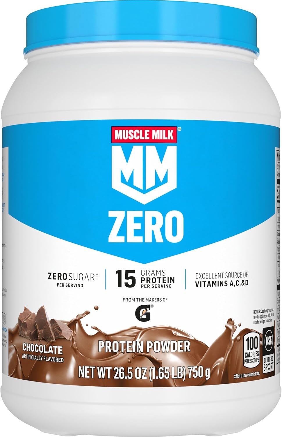 Muscle Milk ZERO Protein Powder - Protein for Seniors
