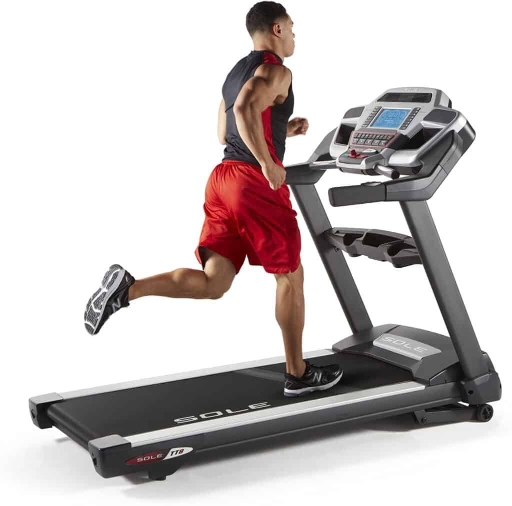 Sole TT8 commercial grade treadmill 4HP 400lb non-folding serious runner