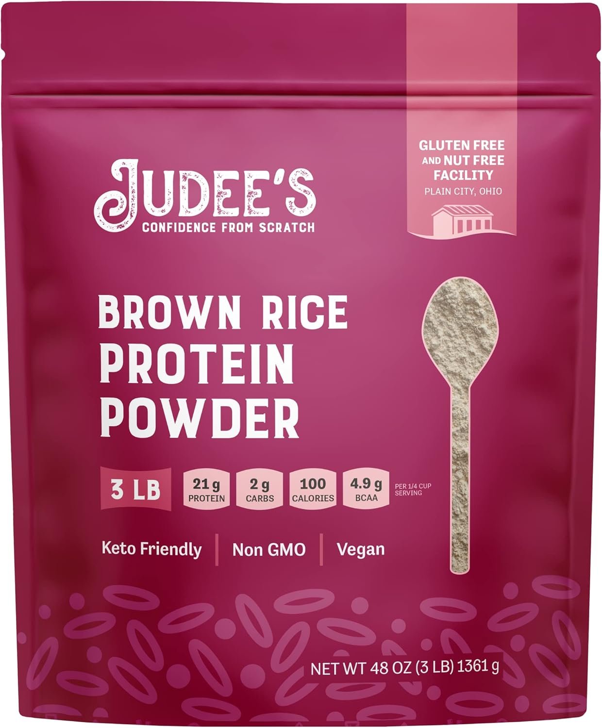 Judee's Gluten Free Brown Rice Protein Powder