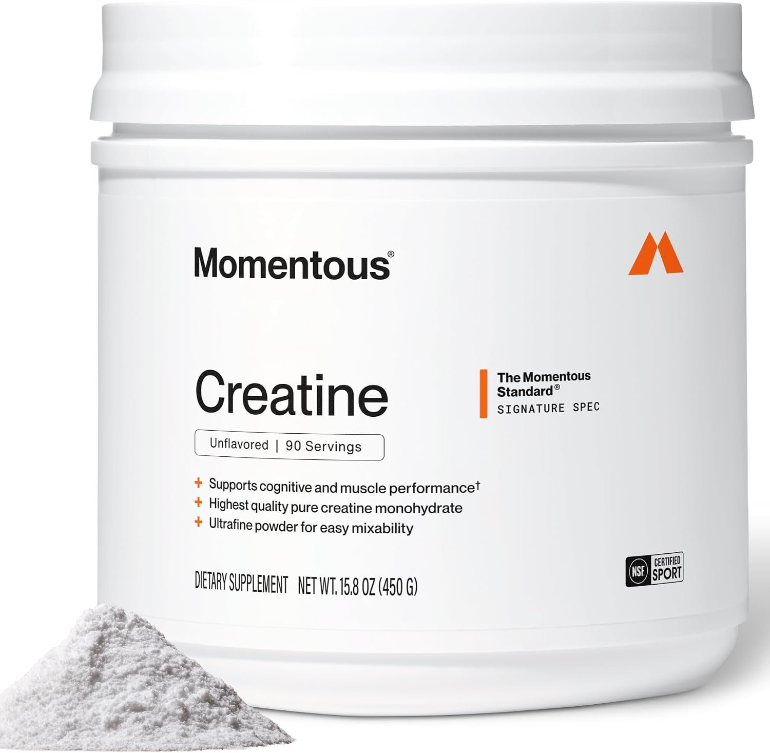 Momentous Creatine Monohydrate - Creatine Pills or Powder