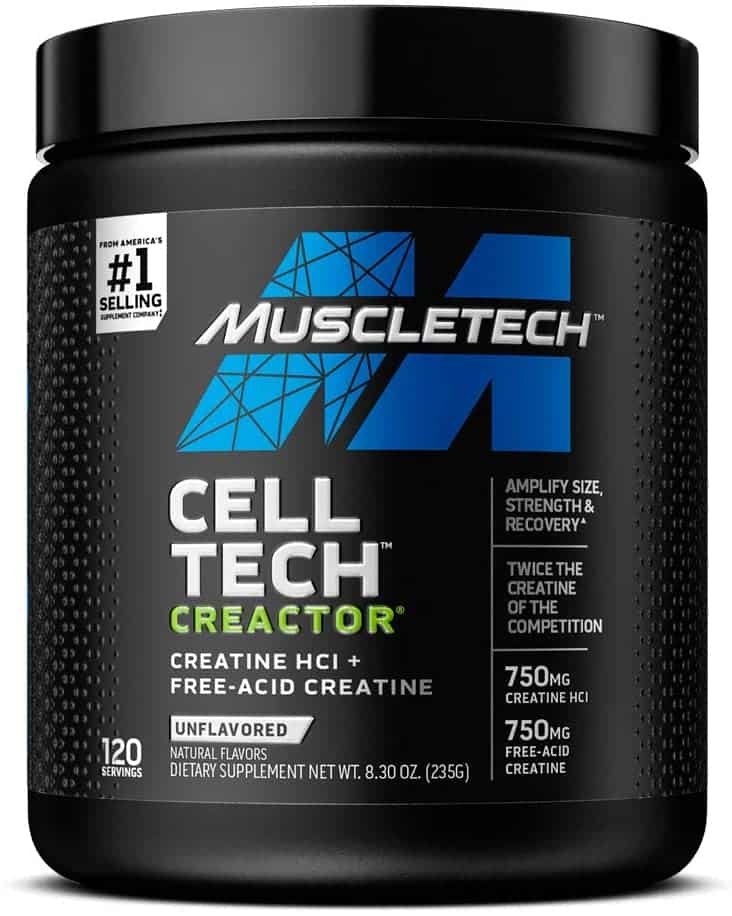 MuscleTech Cell-Tech Creactor Creatine HCl Powder