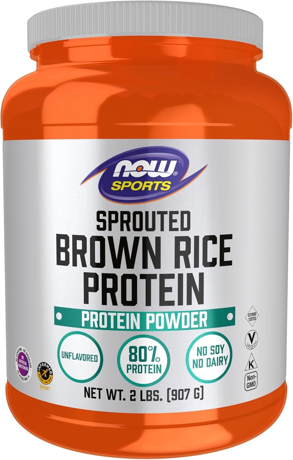 NOW Sports Sprouted Brown Rice Protein