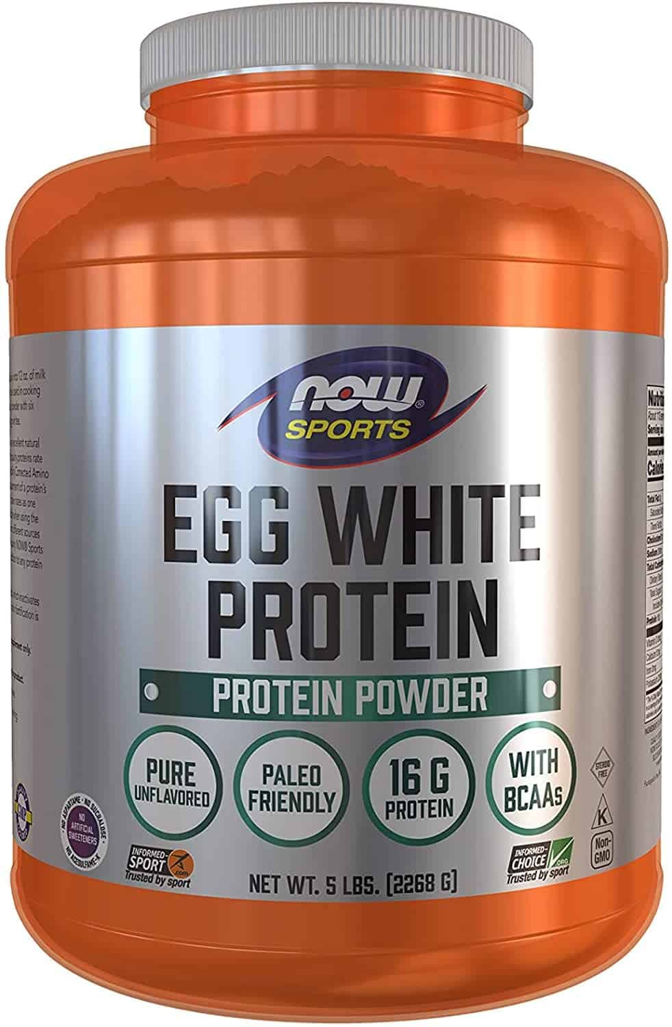 Now Sports Egg White Protein Powder