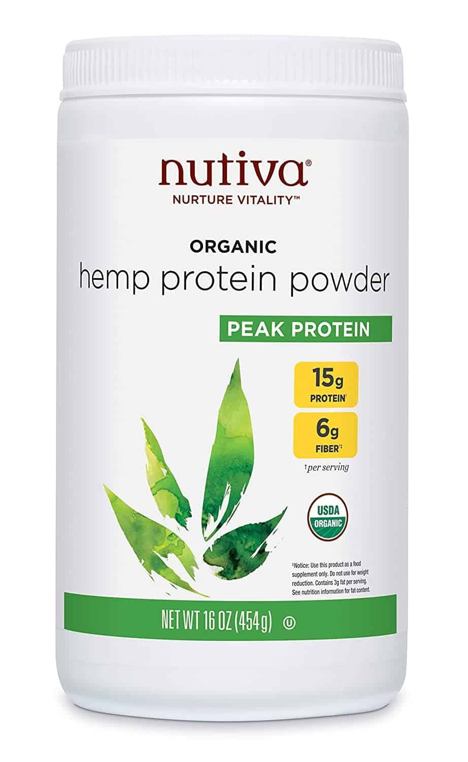 Nutiva Organic Cold-Pressed Raw Hemp Seed Protein Powder
