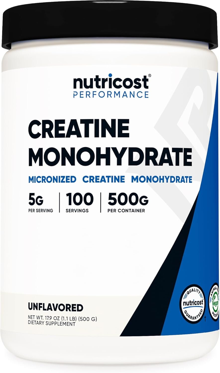 Nutricost Creatine Monohydrate Powder - Creatine Pills or Powder