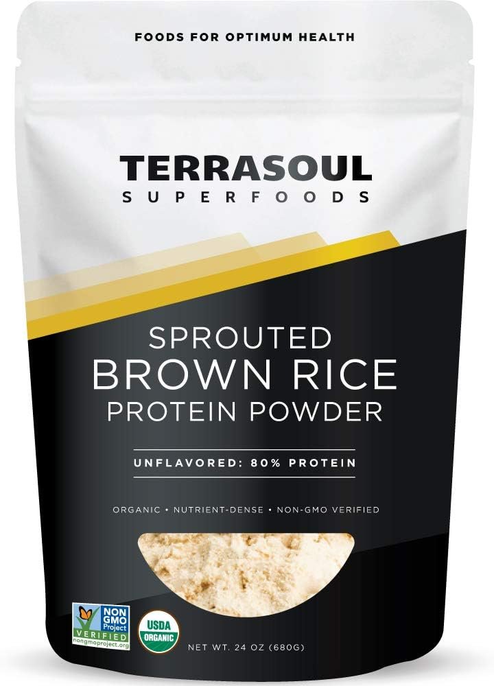Terrasoul Superfoods Organic Sprouted Brown Rice Protein