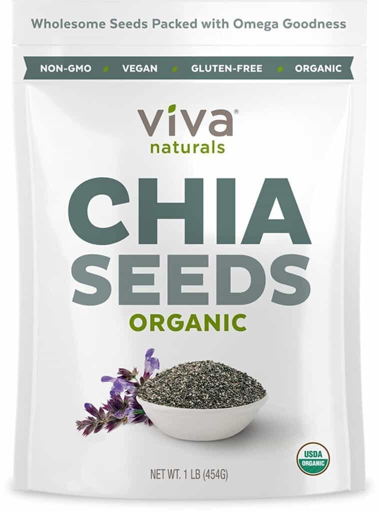 Viva Naturals Organic Raw Chia Seeds