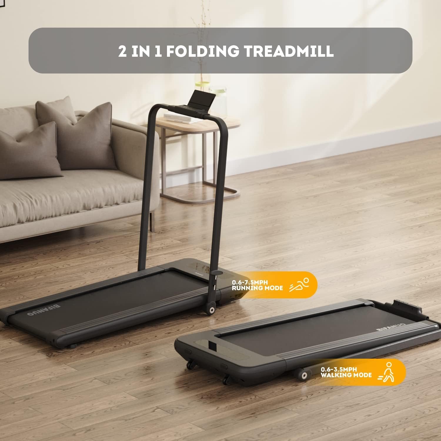 BiFanuo 2 in 1 Treadmill