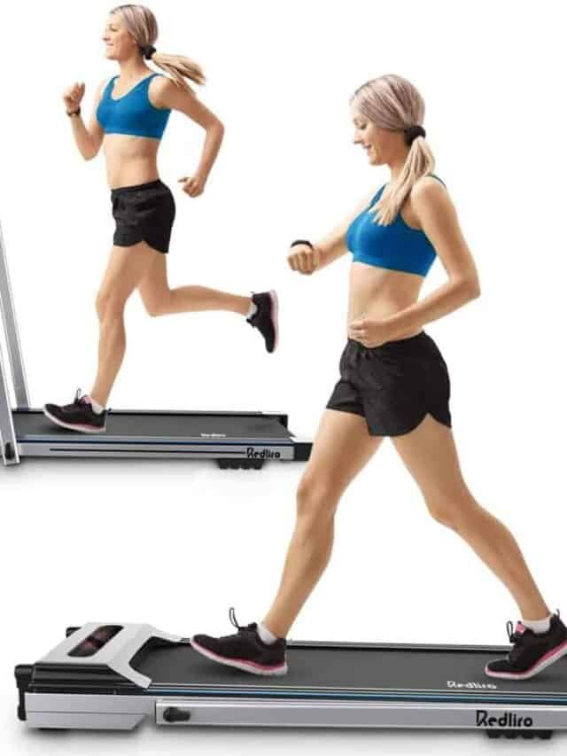 The Redliro 2-in-1 Underdesk Treadmill