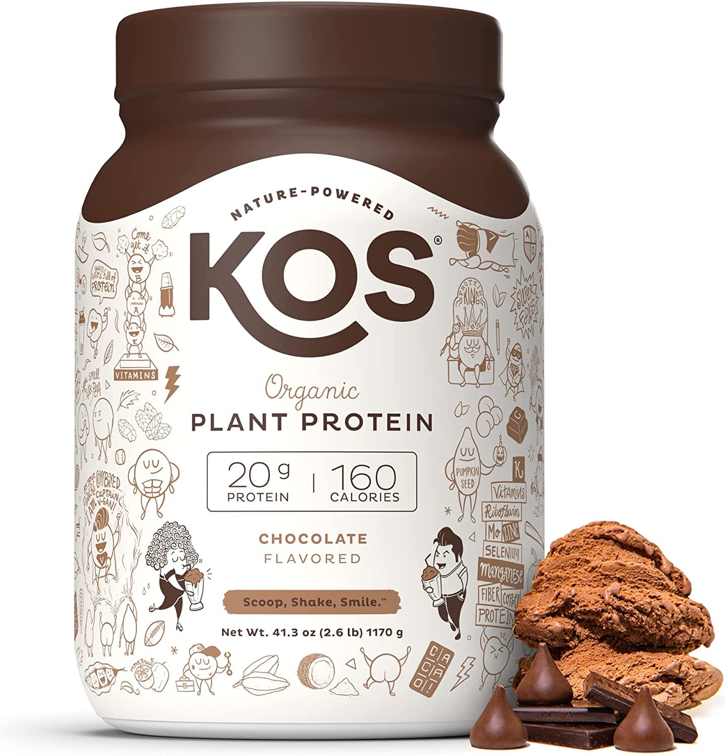 KOS Organic Plant-Based Protein Powder