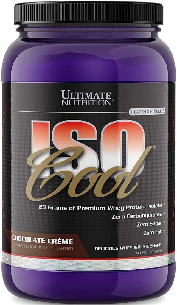 Ultimate Nutrition ISO Cool Whey Isolate Protein Powder- Chocolate