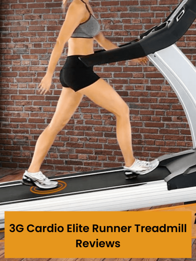 3GCardio Elite Runner Treadmill