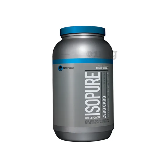 1.   Isopure Zero Carb 100% Whey Protein Isolate Powder/ Creamy Vanilla