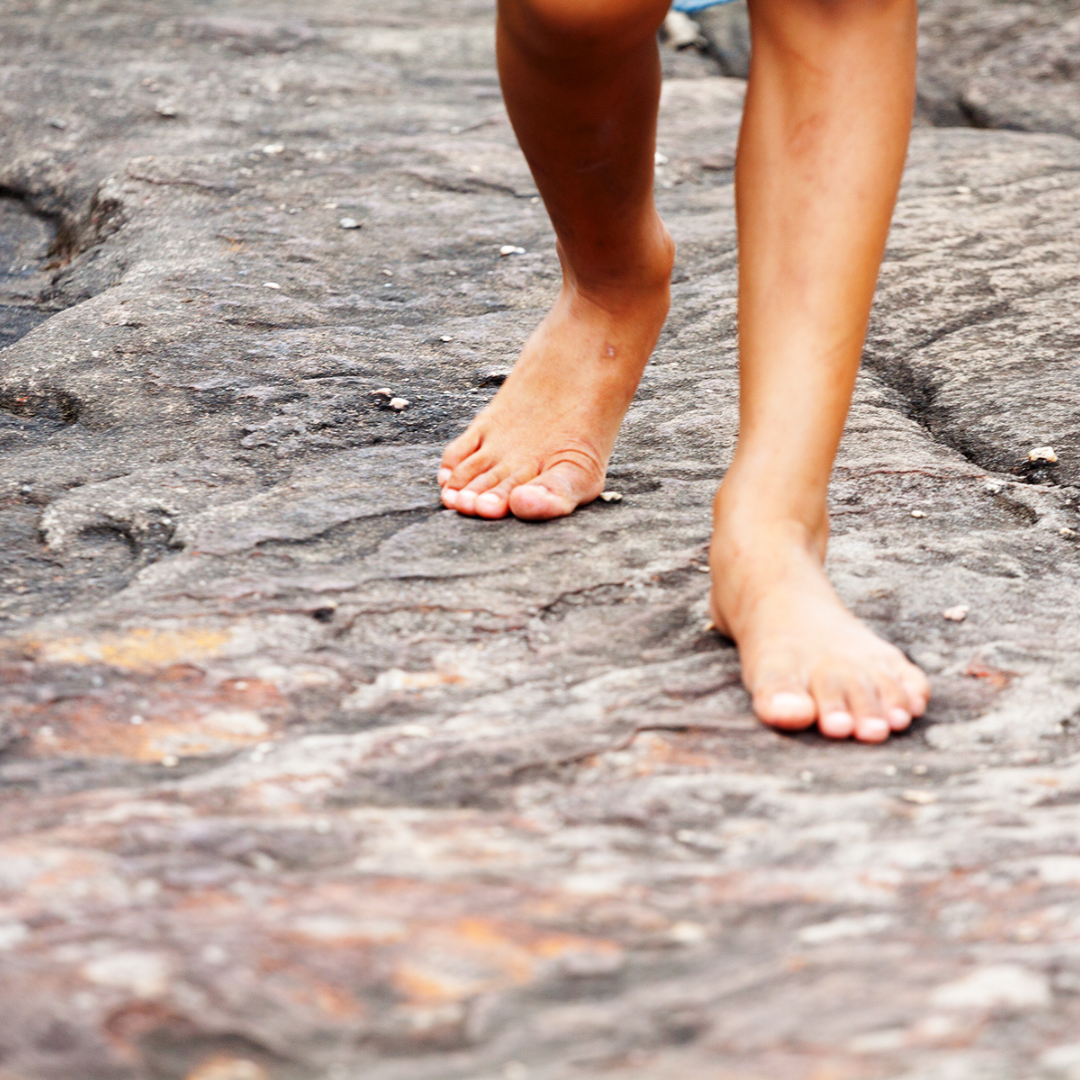 Walking Bare Foot