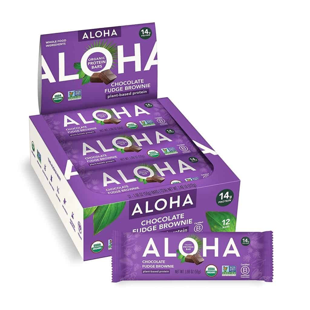 ALOHA Organic Plant Based Protein Bars