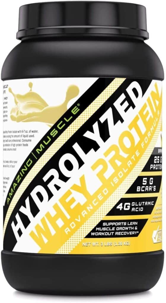 Amazing Muscle Ultra Pure Hydrolyzed Whey Isolate