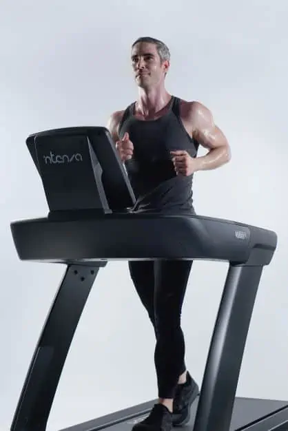 run on a treadmill