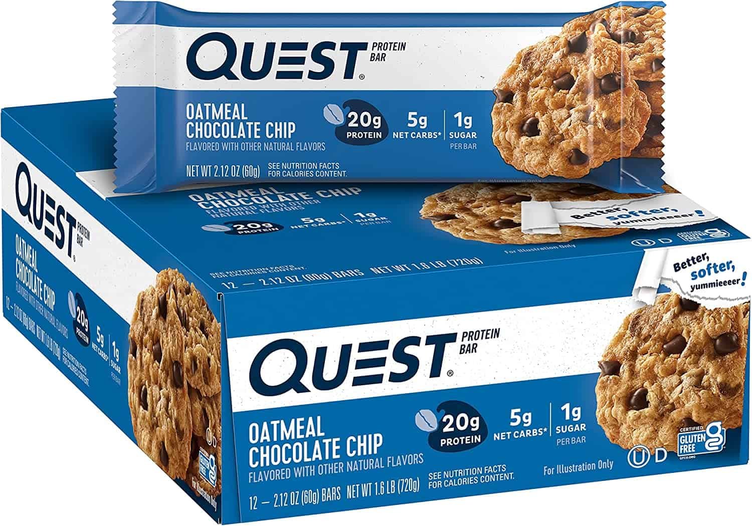 Quest Nutrition Oatmeal Chocolate Chip Protein Bar