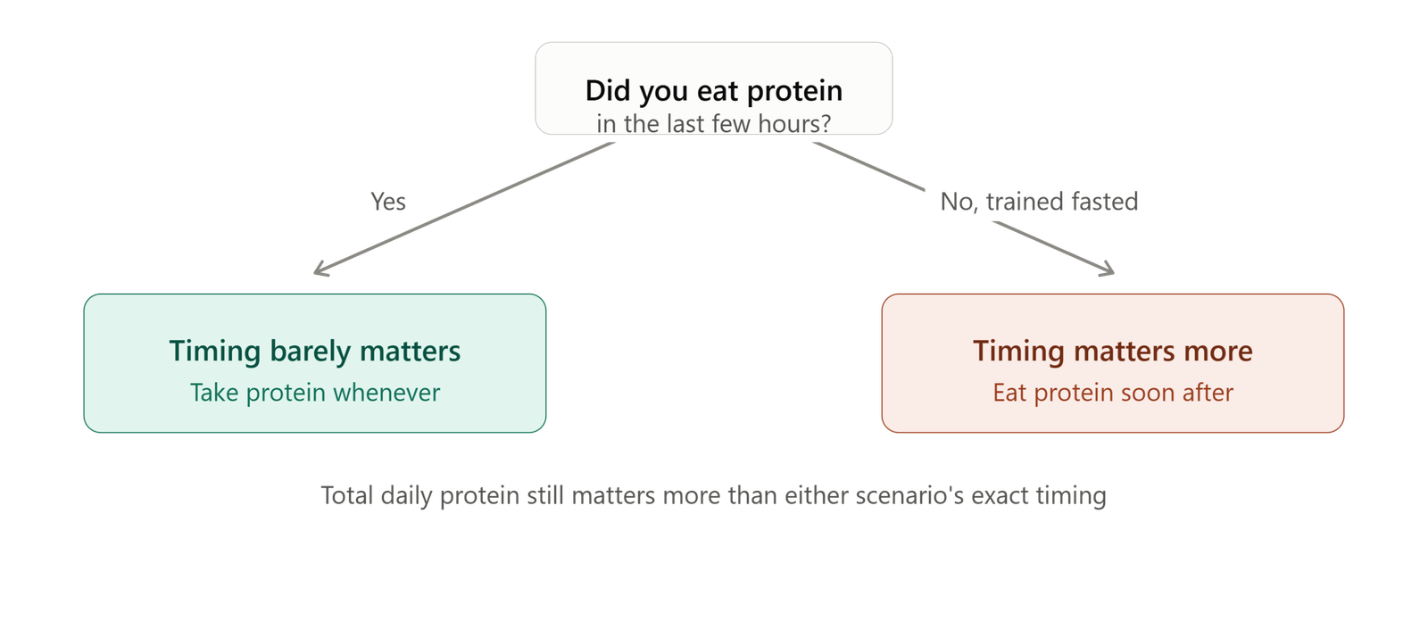 Protein timing decision - protein powder before workout