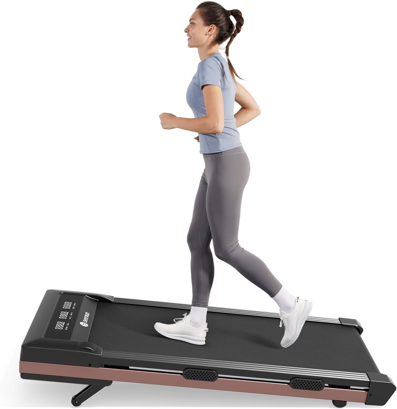 
DeerRun Walking Pad Treadmill with Incline
