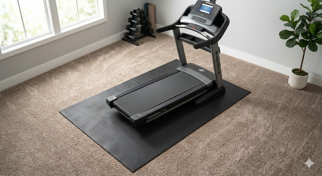 Treadmill Mat on Carpet — treadmill mat
