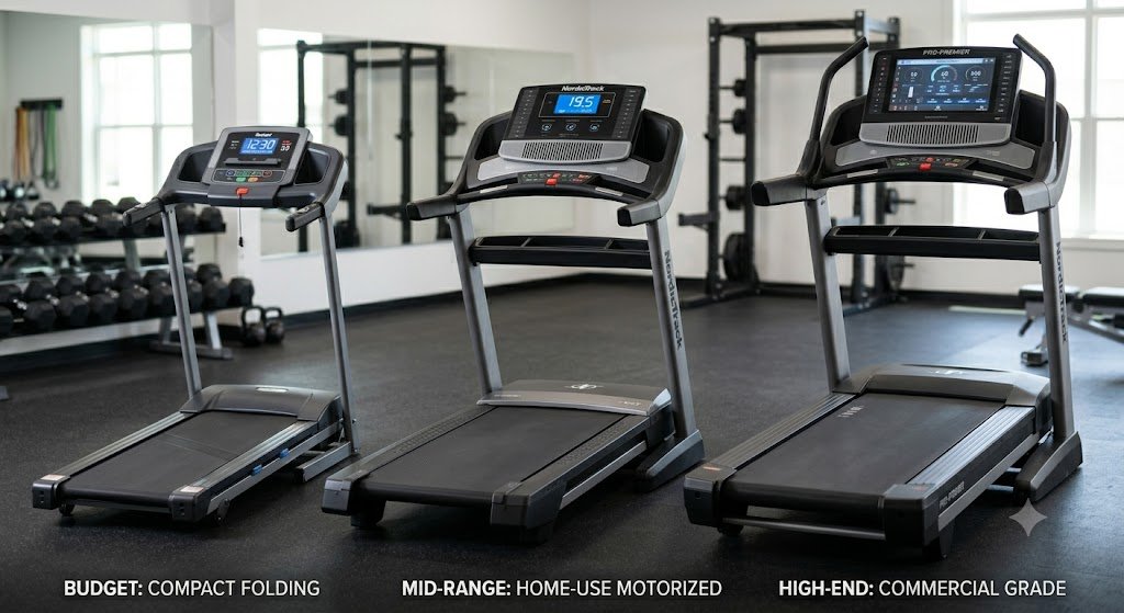 Budget vs High End vs Commercial Treadmill — high speed treadmills