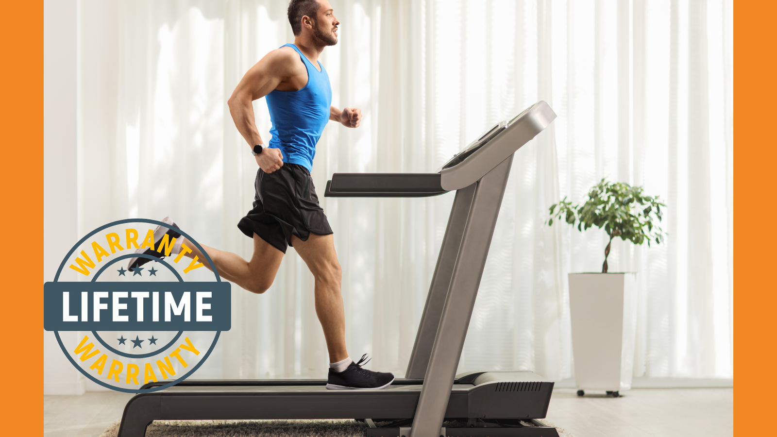 Treadmill with Lifetime Warranty