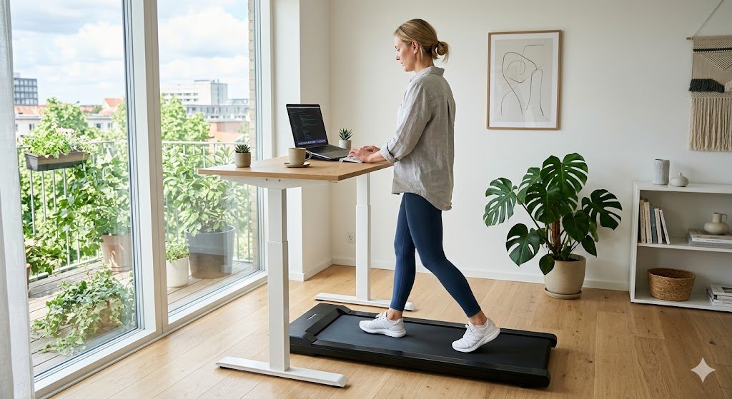 Underdesk Treadmill Workout