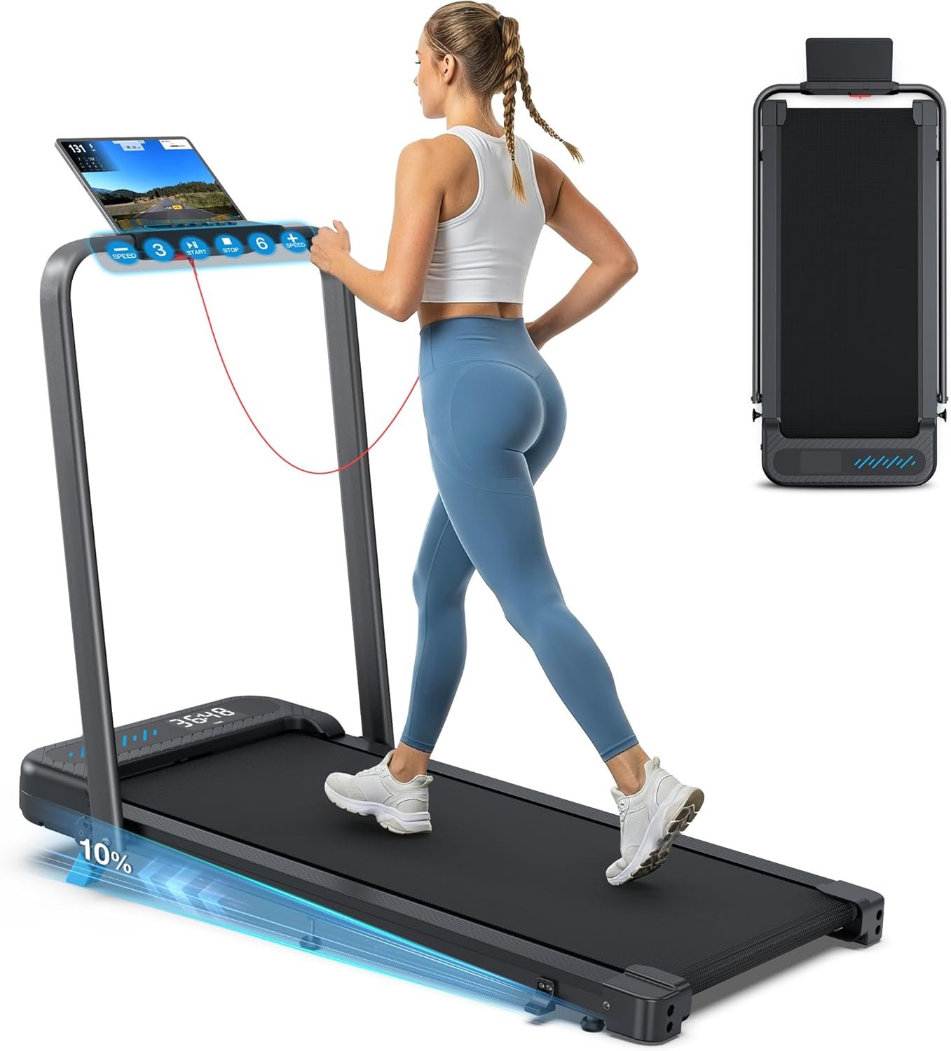 WellFit TM037 Folding Treadmill
