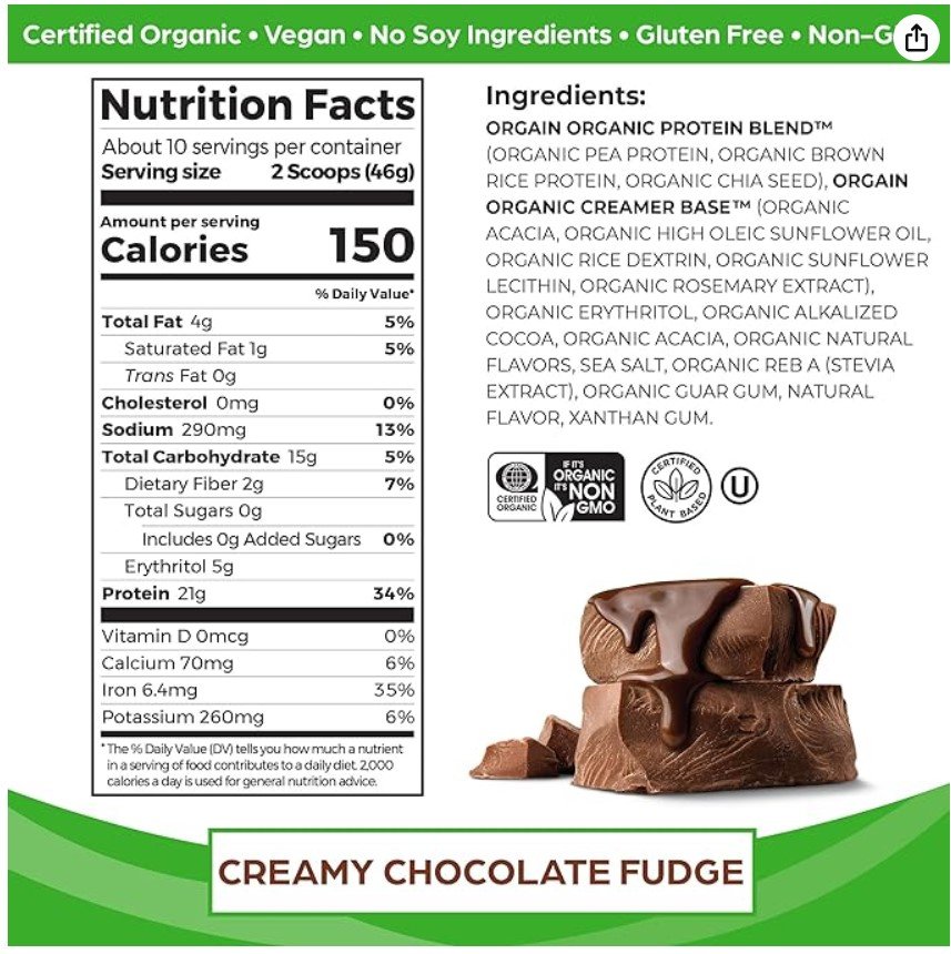 Nutritional Facts
