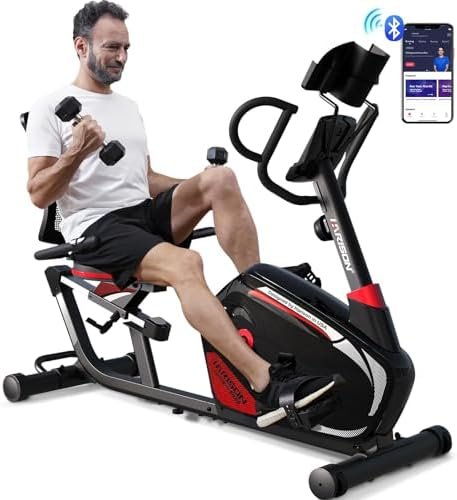 HARISON-Bluetooth-Recumbent-Exercise-Bike