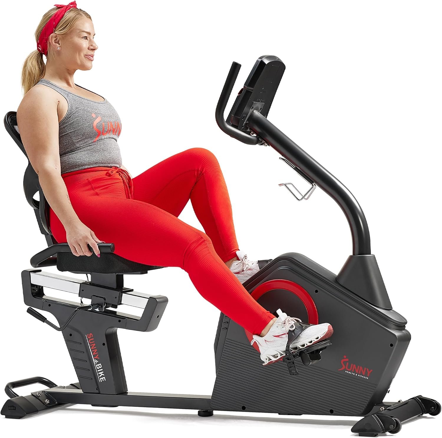 Sunny Health & Fitness Smart Recumbent Bike - Schwinn 230 Recumbent Bike