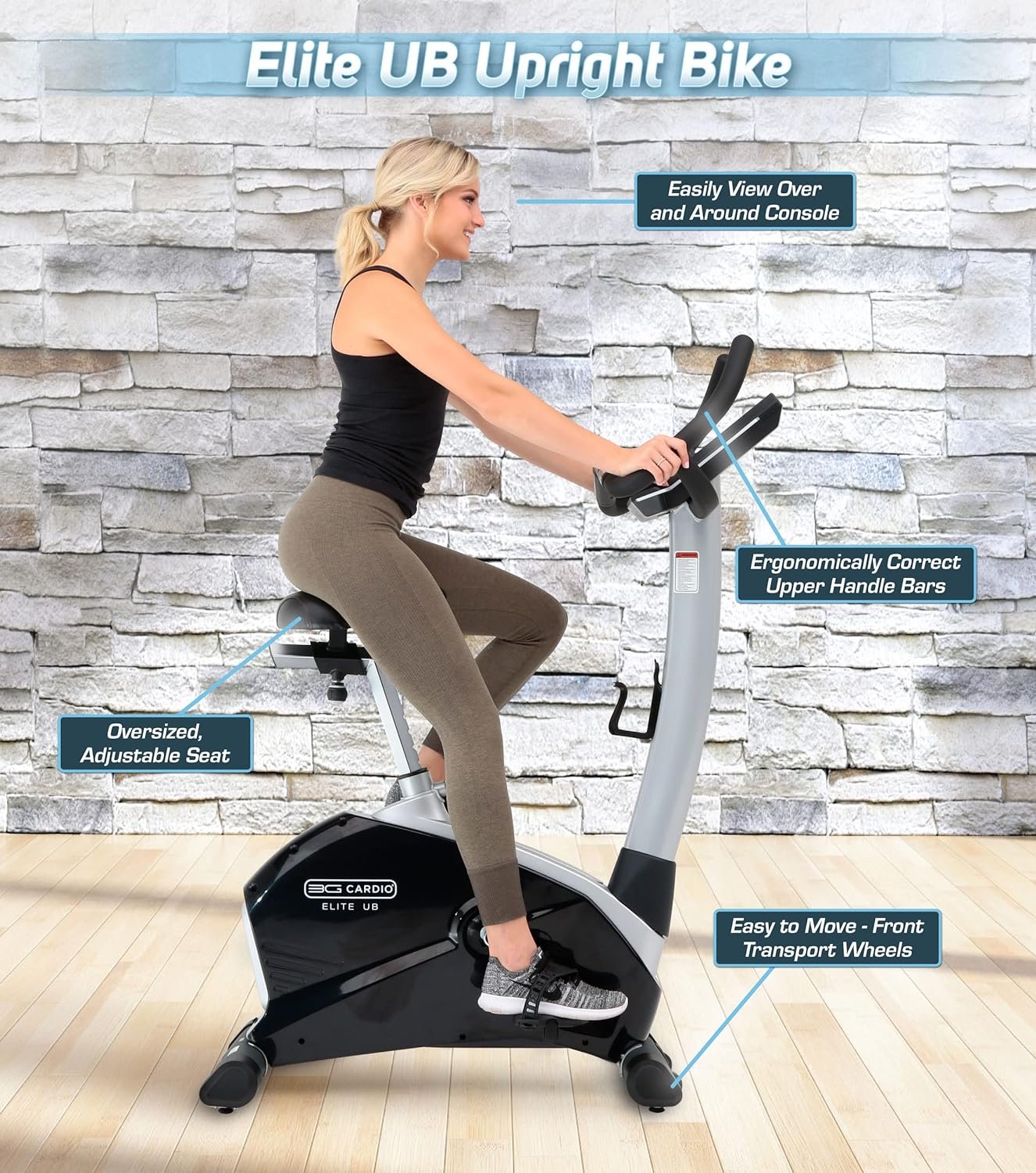 3G Cardio Elite UB Upright Bike