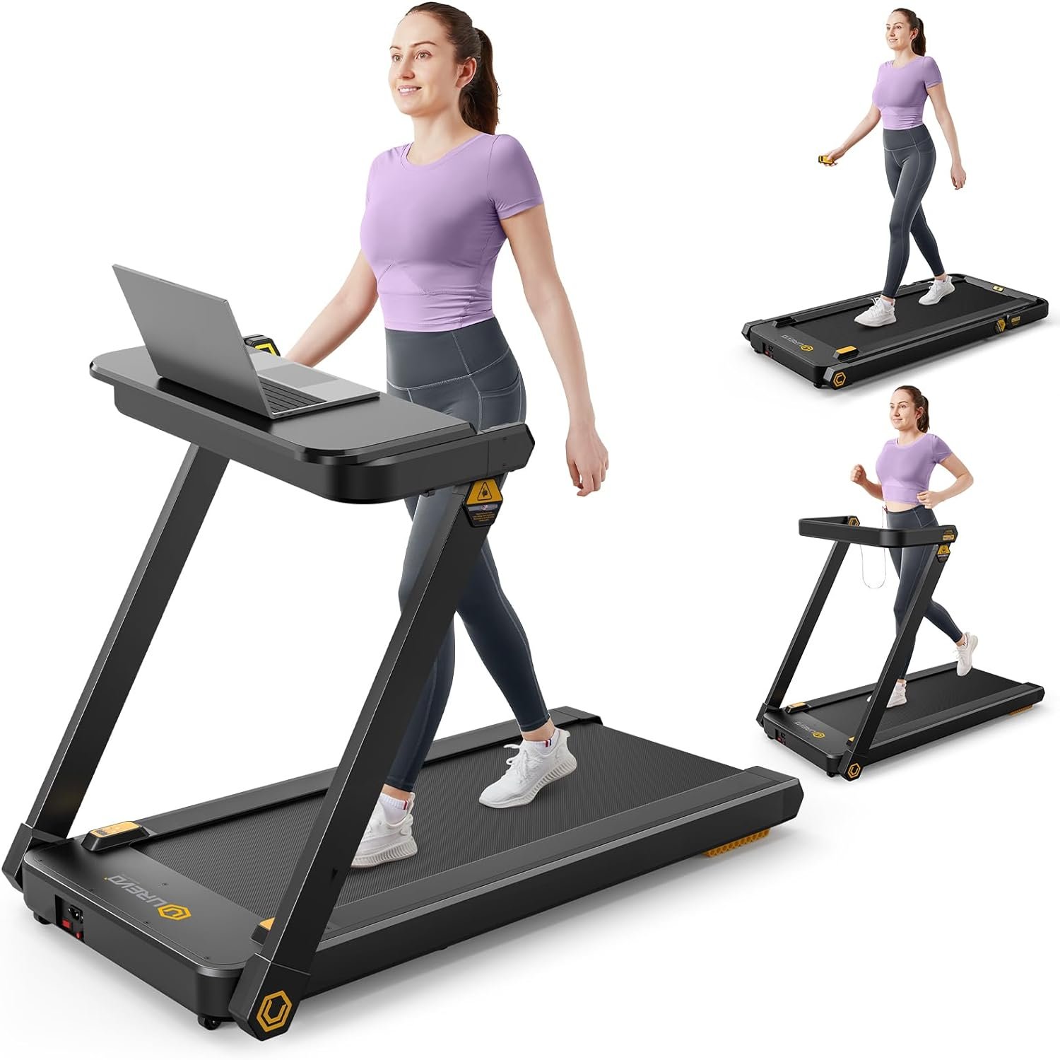 UREVO 3 in 1 Under Desk Treadmill