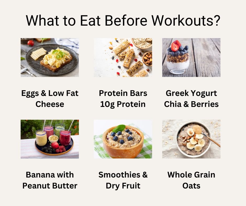 What to eat before workout