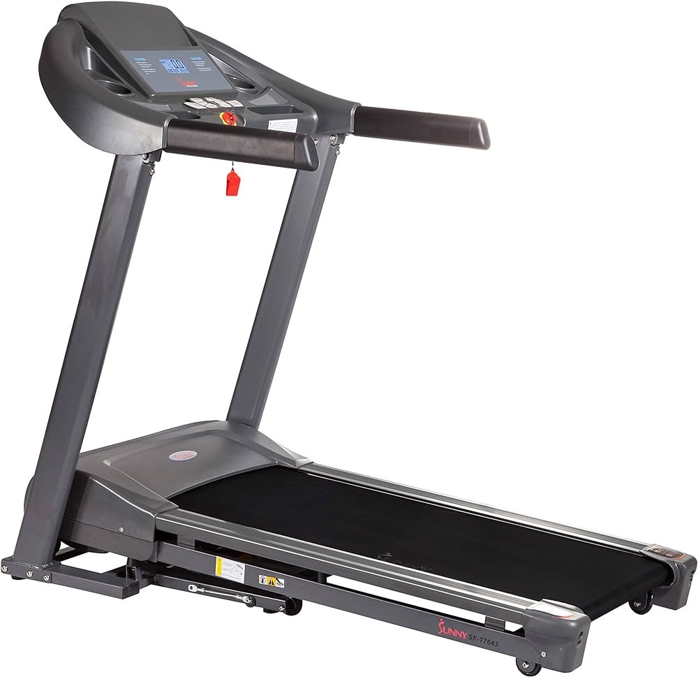Sunny Health Fitness SF-T7643 treadmill for heavy people up to 350 lbs