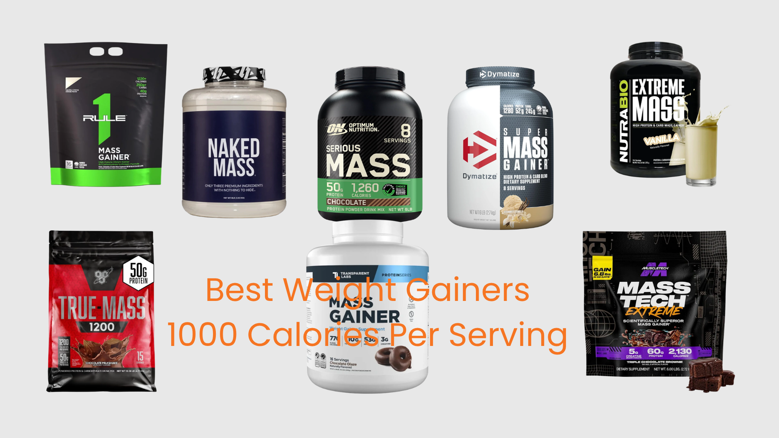 Best Weight Gainers 1000 Calories Per Serving