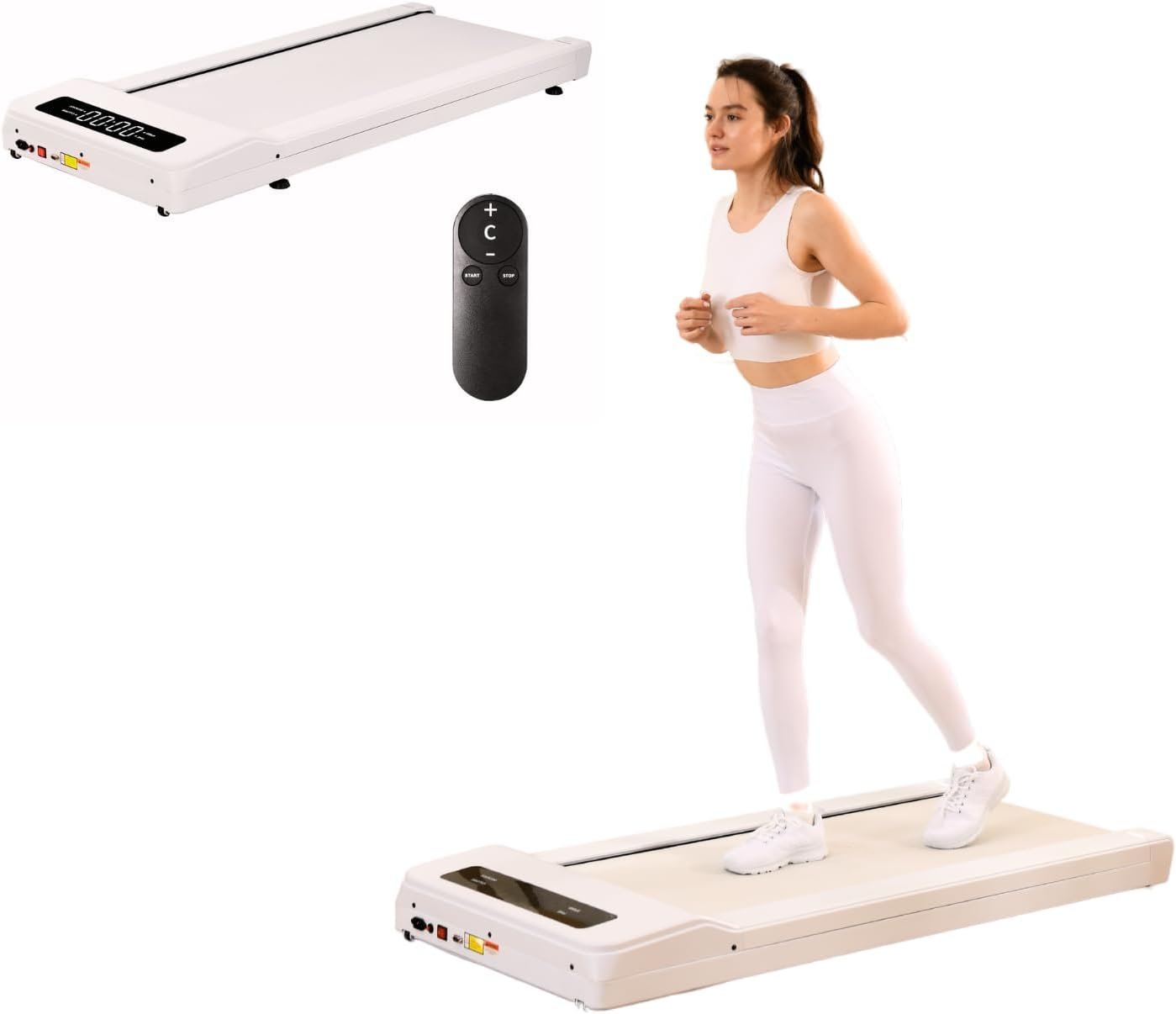 LifeSpan TX6 GlowUp under desk treadmill 400 lb shared office