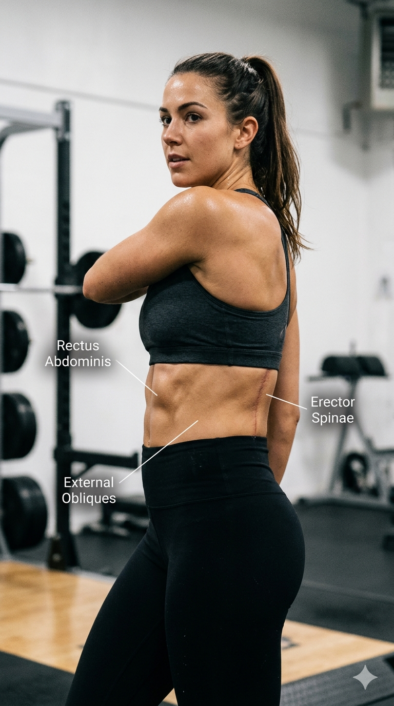 Core Abdominals, Obliques, and Erector Spinae