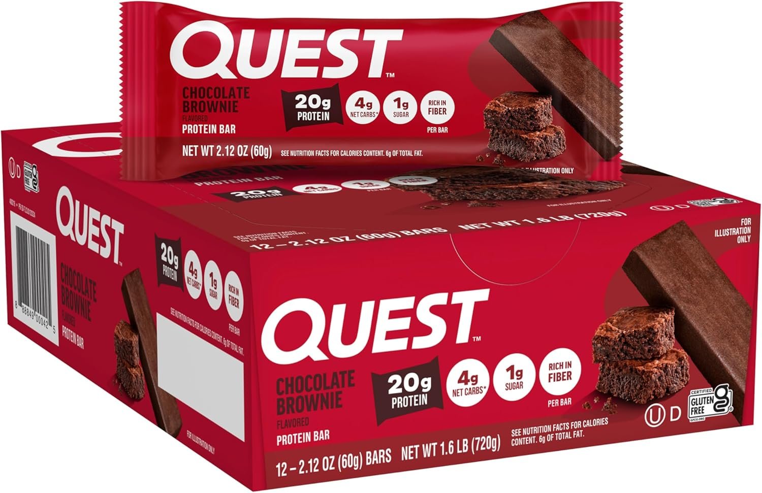 Quest Chocolate Brownie Protein Bar — quest bars good for weight loss
