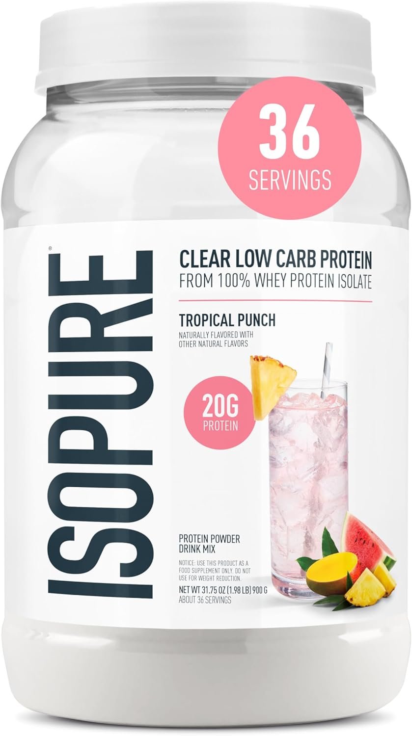 Isopure Clear Whey Isolate - Low Sodium Protein Powder