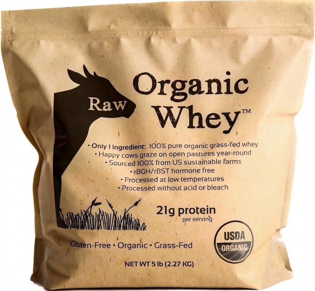 Raw Organic Whey - Low Sodium Protein Powder