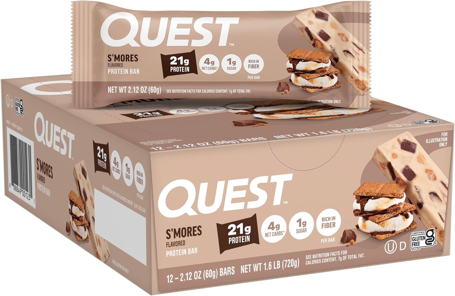 Quest S'mores Protein Bar — quest bars good for weight loss