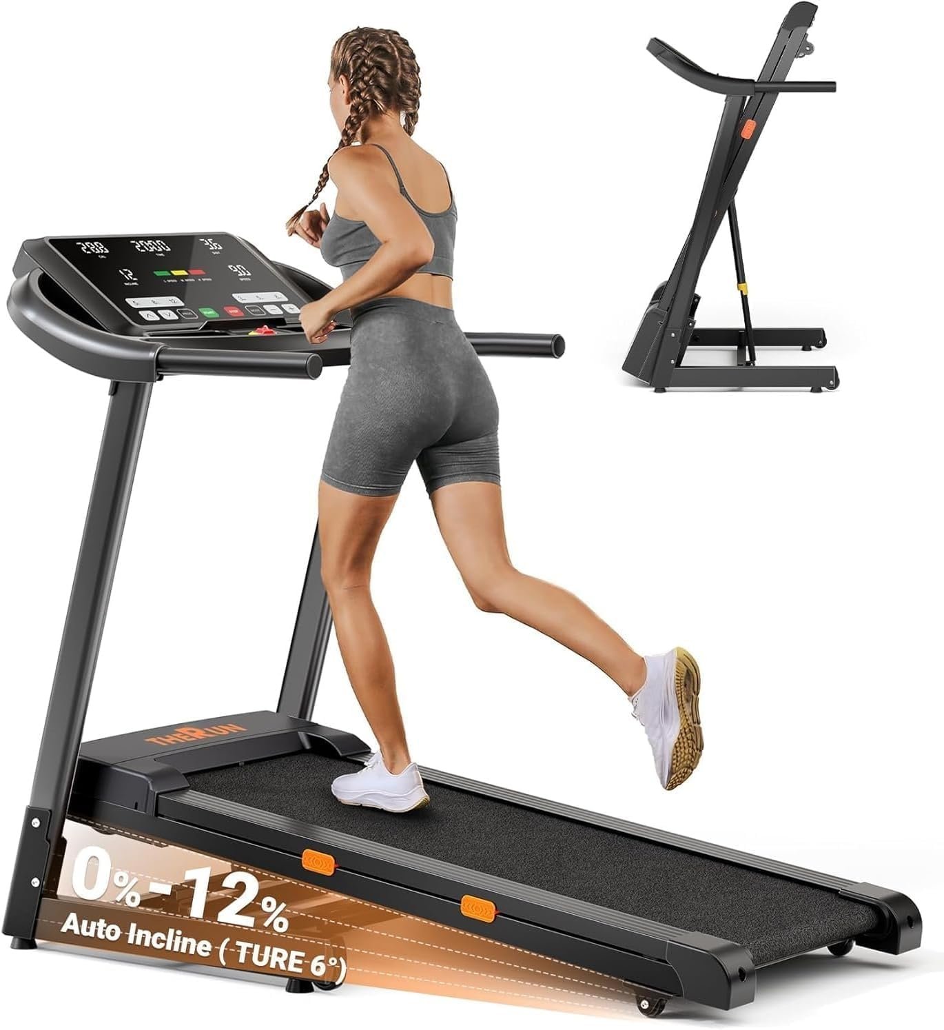 THERUN Incline Treadmill