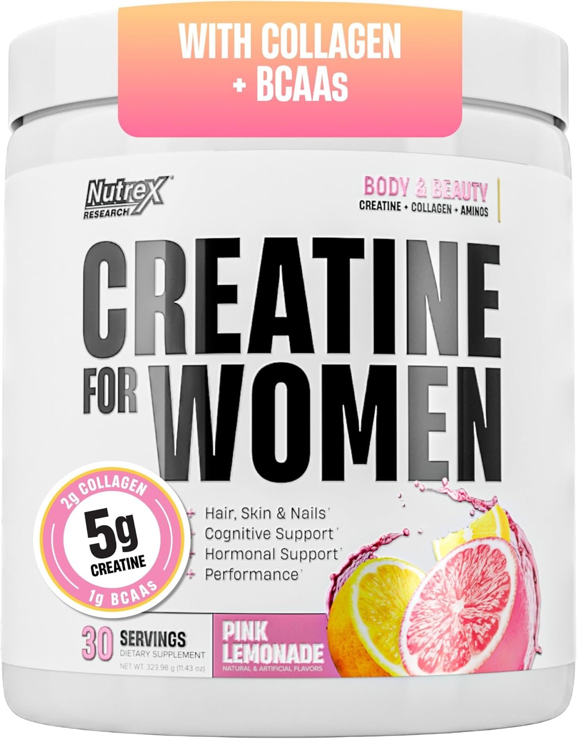 Nutrex Creatine for Women Booty & Beauty - Does Creatine Make You Bloated