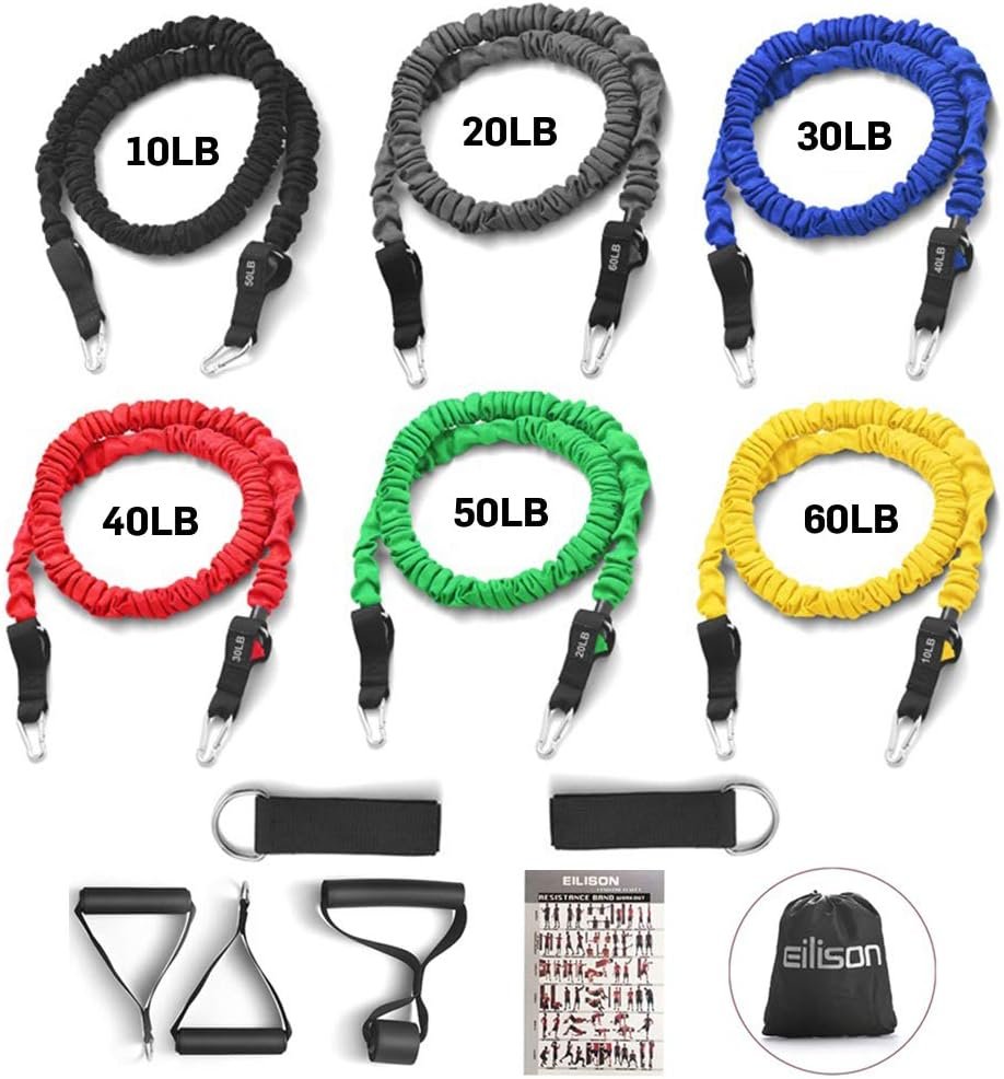 Eilison Resistance Band Kit - Best Resistance Bands for Seniors