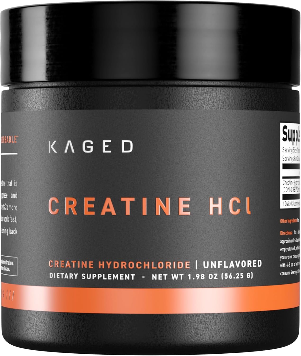Kaged Creatine HCl Powder unflavored 75 servings
