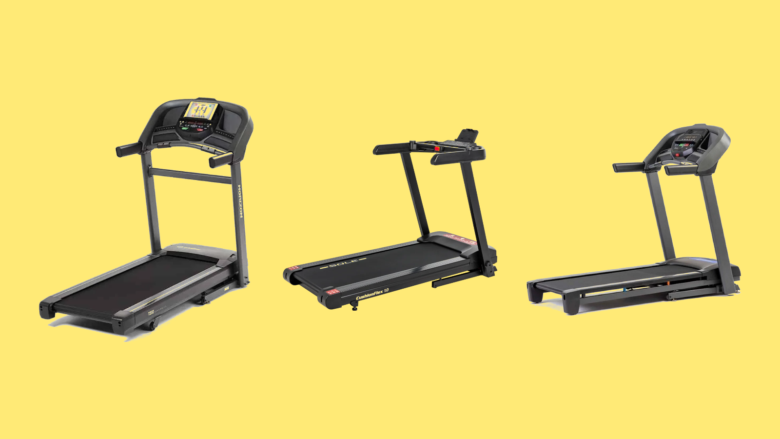 Sole F50 vs Horizon T202 vs T101 treadmill comparison